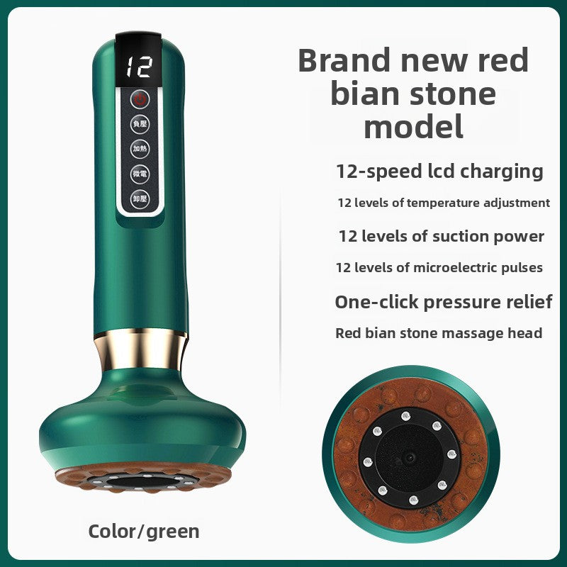 Electric Gua Sha Device with Heating & Cupping Functions