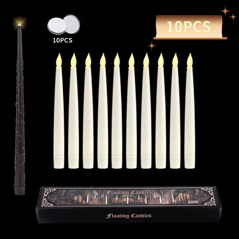 LED Floating Pencil Candle - Remote Controlled for Wedding Decor and Major Events