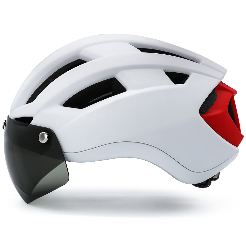 Magnetic Lens Bike Helmet for Outdoor Cycling
