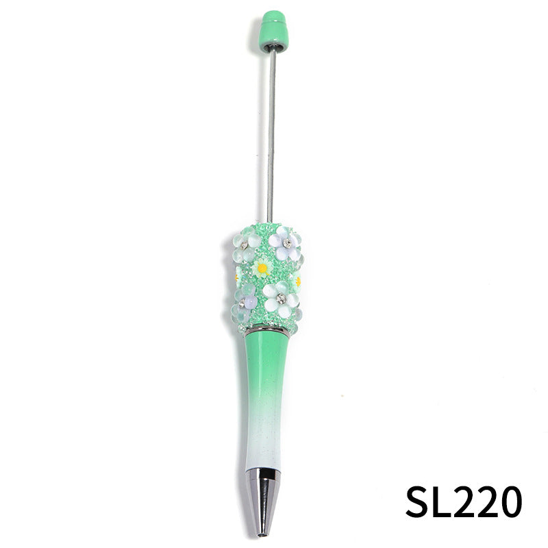 Creative DIY Flower Beaded Ballpoint Pen