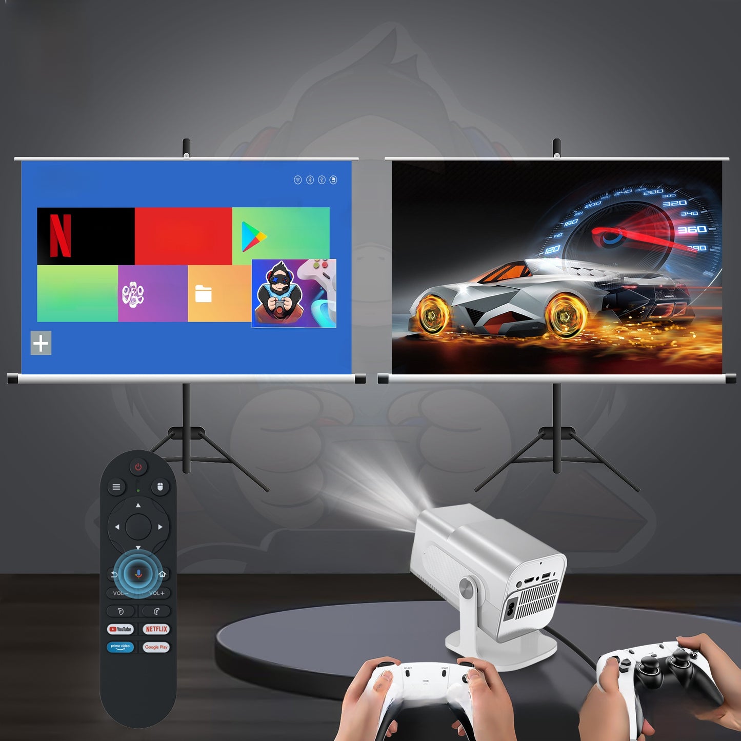 MAX Projector Game 2-in-1 Combo