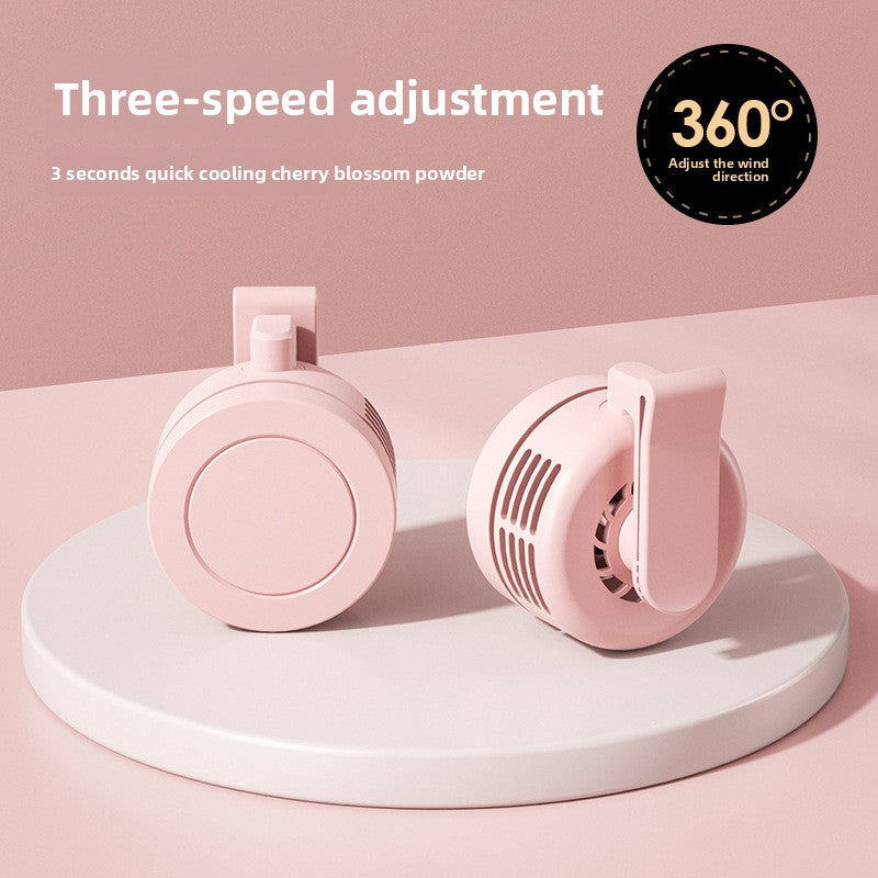 Portable USB Mini Fan with Clip and 3 Speed Settings