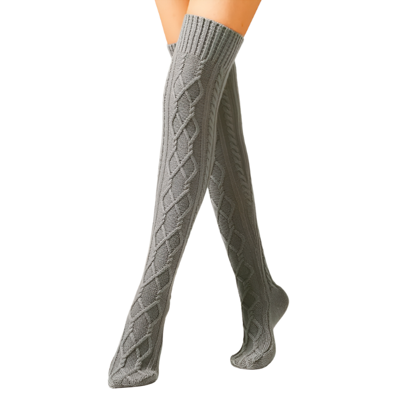WINTER WOOL OVER KNEE SOCKS