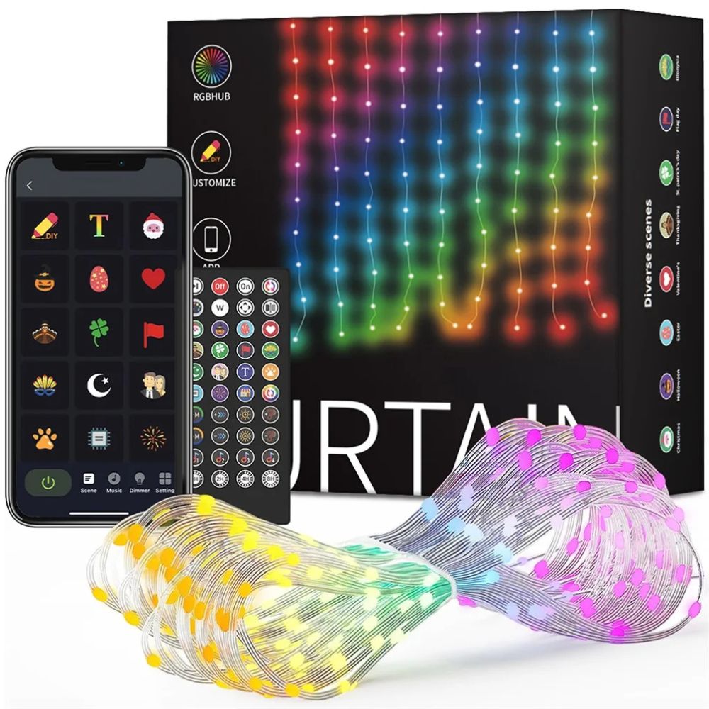 400 LED CURTAIN LIGHTS