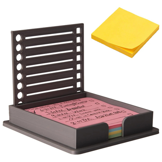 STICKY NOTE HOLDER WITH TEMPLATE