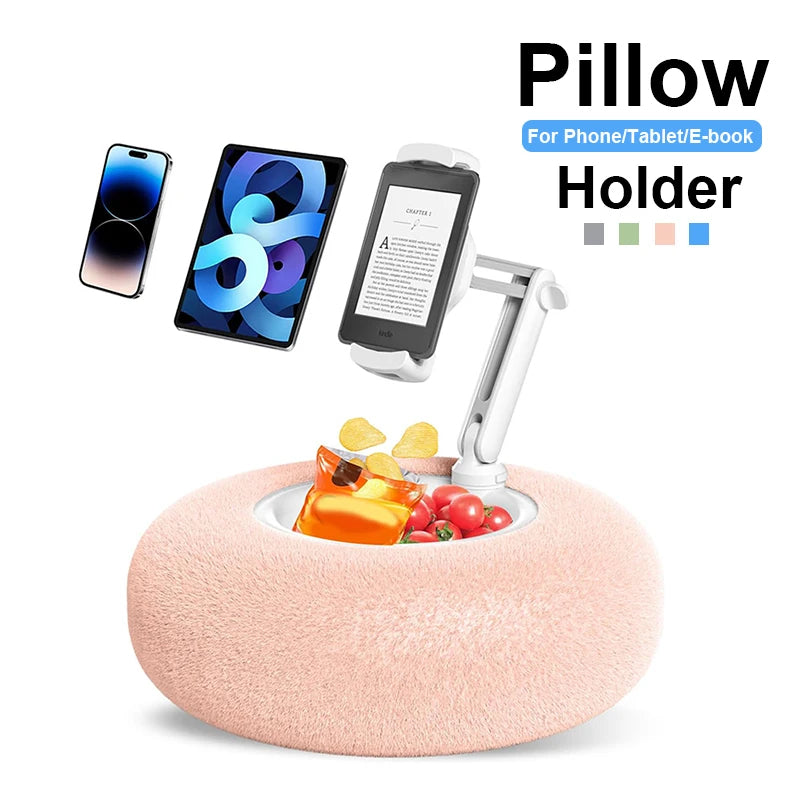 PLUSH PILLOW PHONE HOLDER