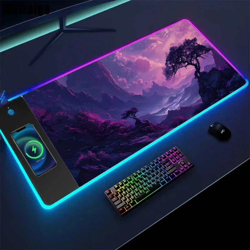 WIRELESS CHARGING MOUSE PAD