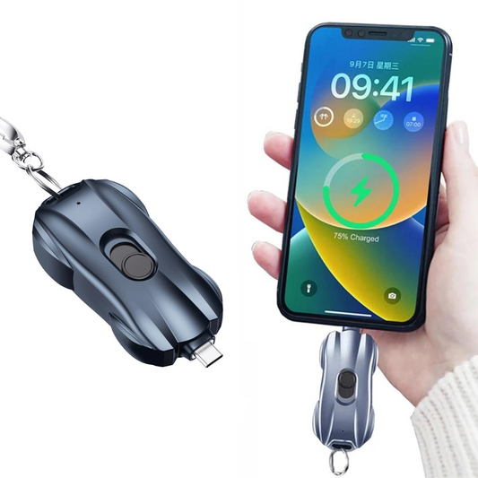 KEYCHAIN PORTABLE EMERGENCY PHONE CHARGER POWER BANK