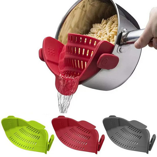 UNIVERSAL SILICONE STRAINER CLIP