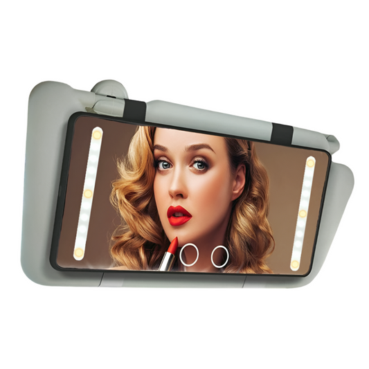 LED CAR MAKEUP MIRROR