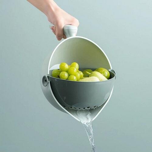 ROTATING DRAINING BASKET