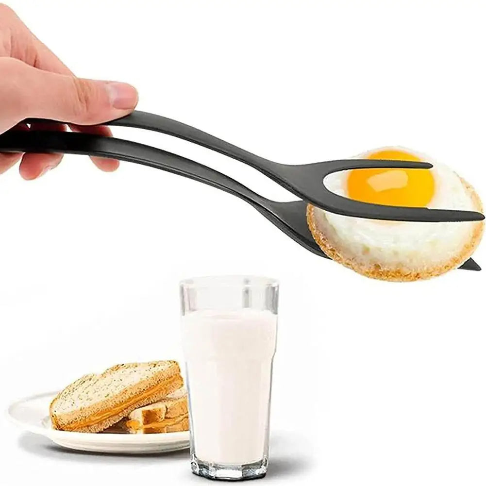 2 In 1 SPATULA TONGS FOR EGGS