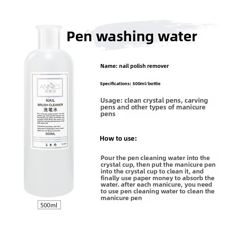 Press Bottle Nail Polish Remover and Cleaning Water