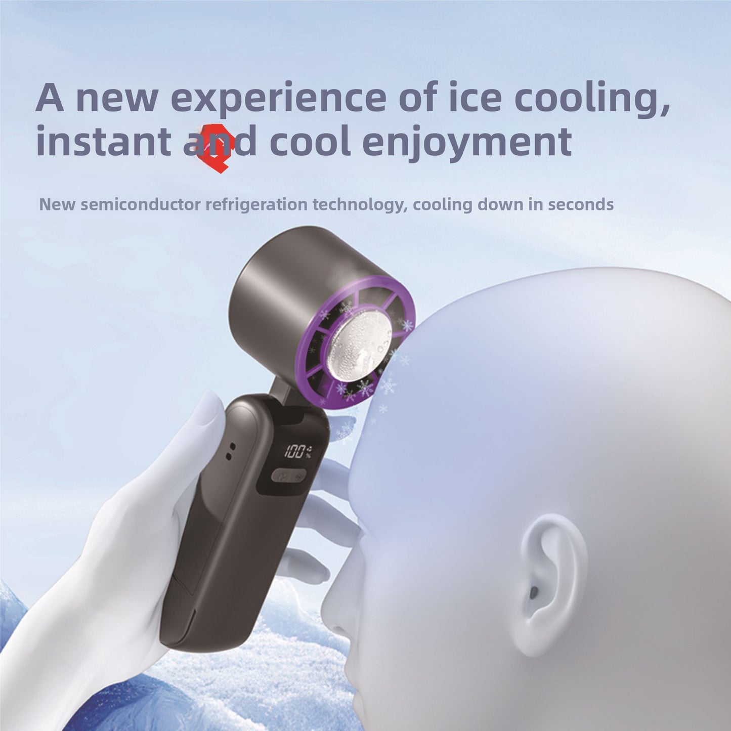 Foldable Portable Semiconductor Cooling Fan