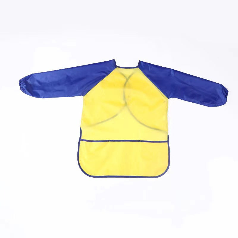 Children's Waterproof Long-Sleeve Art Apron