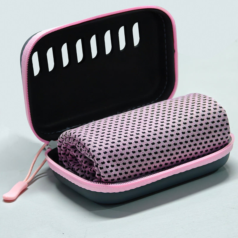 EVA Box Cooling Sports Towel - Quick-Dry Sweat, Absorbent for Outdoor Gym