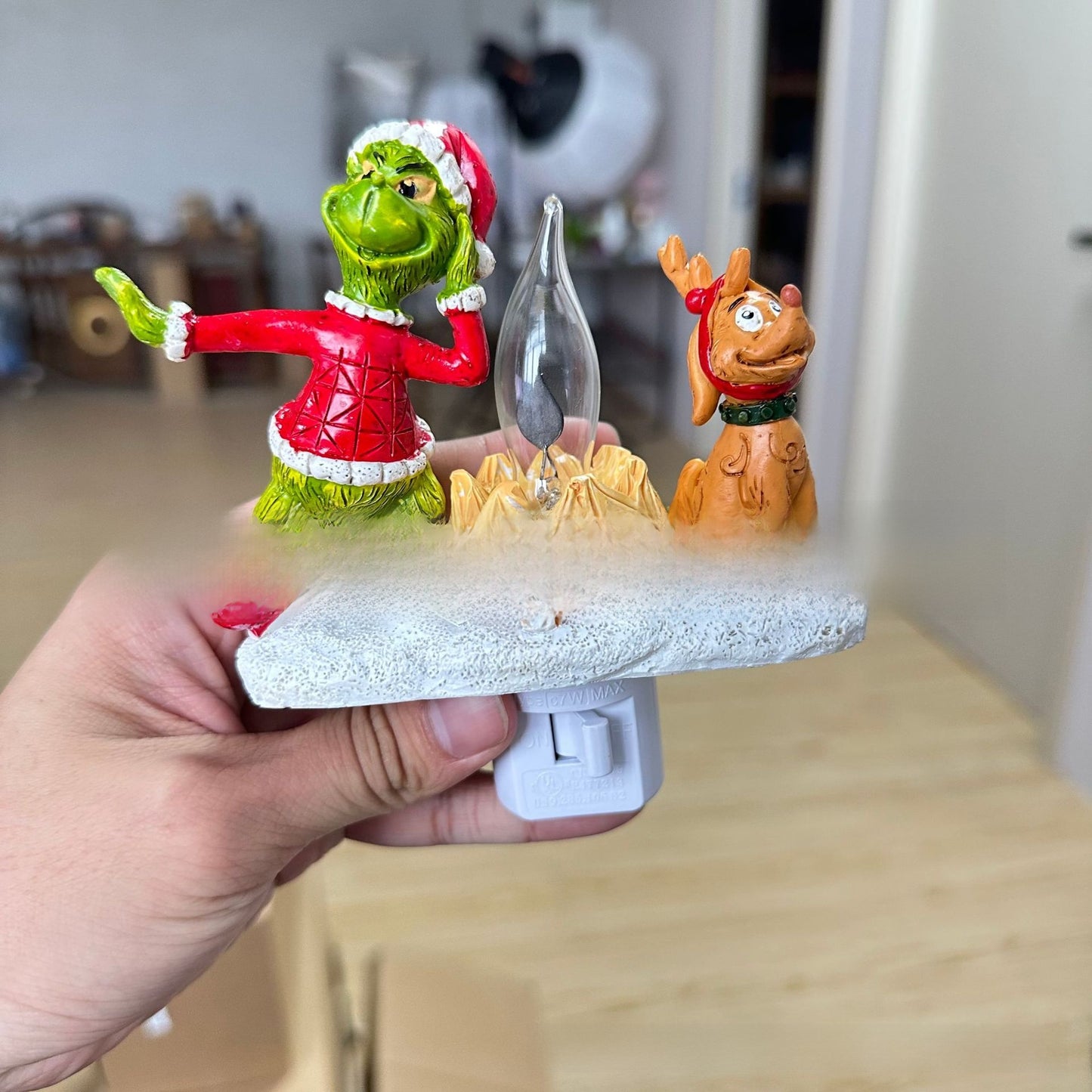 Ghost Campfire Flickering LED Night Light