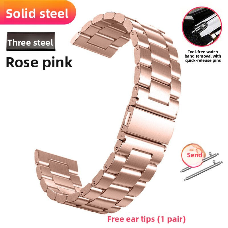 Gold Stainless Steel Watch Strap