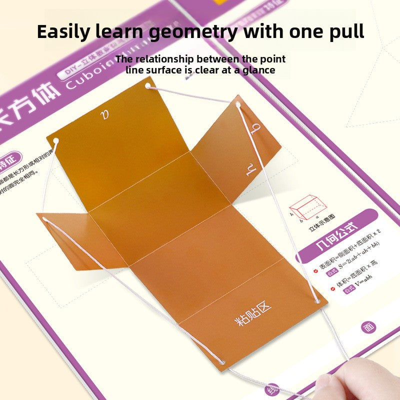 DIY Geometry Activity Book for Kids: Spatial Learning