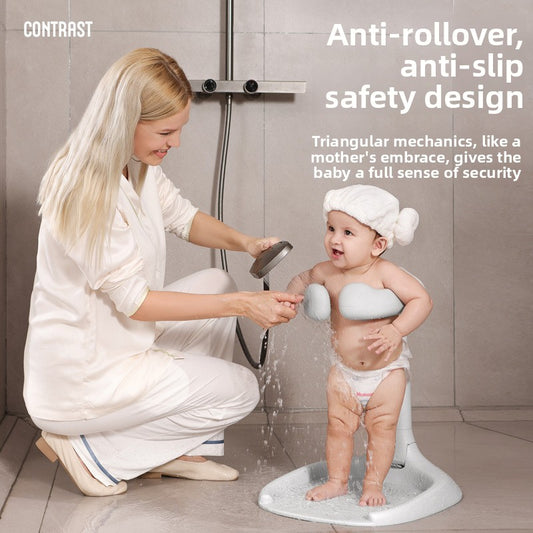Foldable Baby Standing Bath Rack
