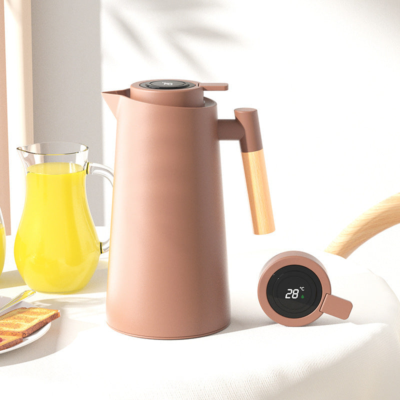 Coffee Pot with a Flask & Temp Control Lid