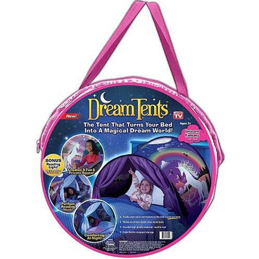 Folding Kids Play Tent with Star Lights Indoor Canopy