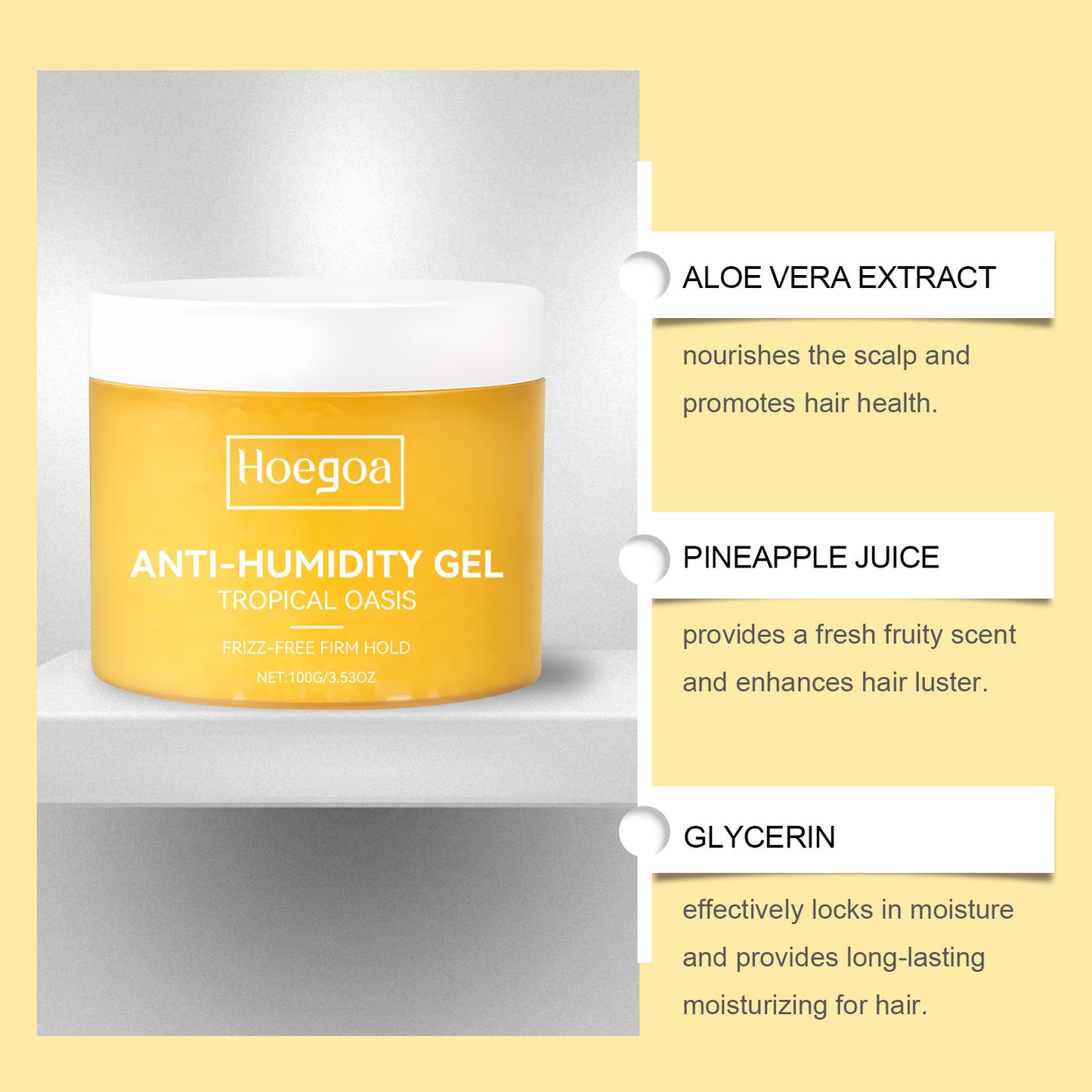 Hair Styling Spray for Natural Curls and Shine