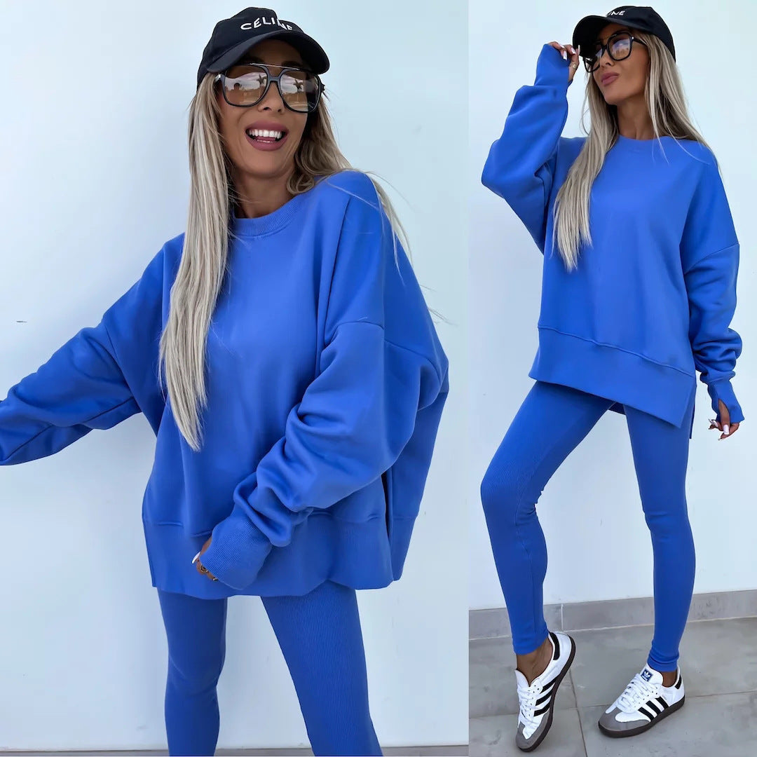 Women's Casual Sweatshirt and Pants Set