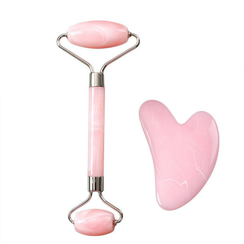Facial Roller & Scraper Massage Set