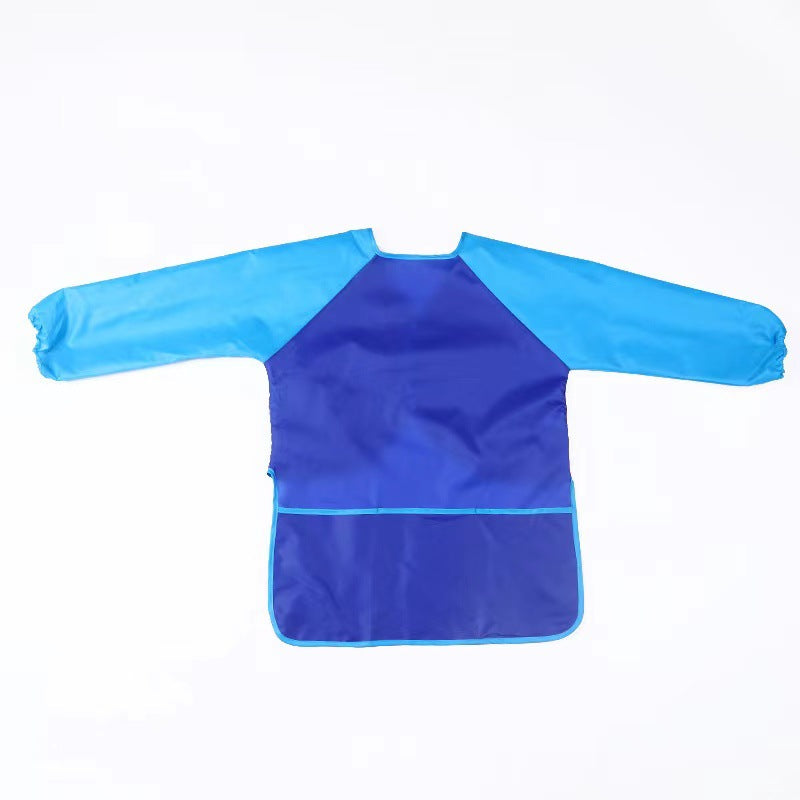 Children's Waterproof Long-Sleeve Art Apron