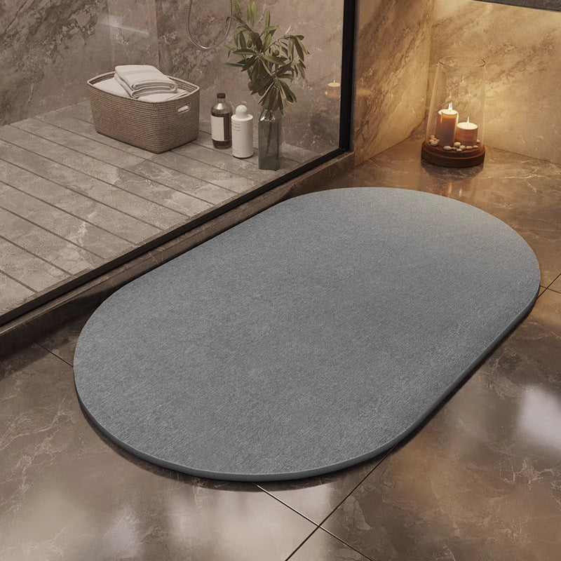 Diatom Mud Bathroom Floor Mat - Quick Dry & Anti-Slip