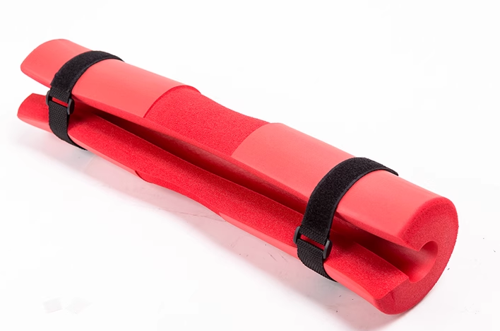 Barbell Bar Sponge Cover - Shoulder Pad with Straps