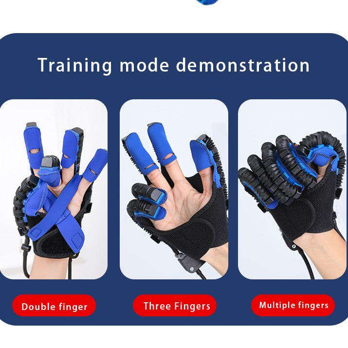 Electric Hand Finger Rehabilitation Training Glove with Mirror Function