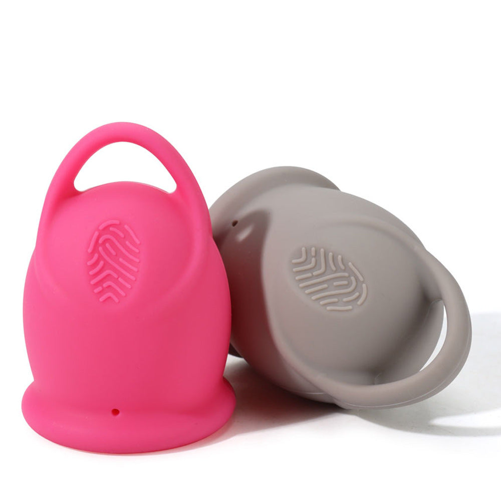 Silicone Menstrual Cup with Pull Ring
