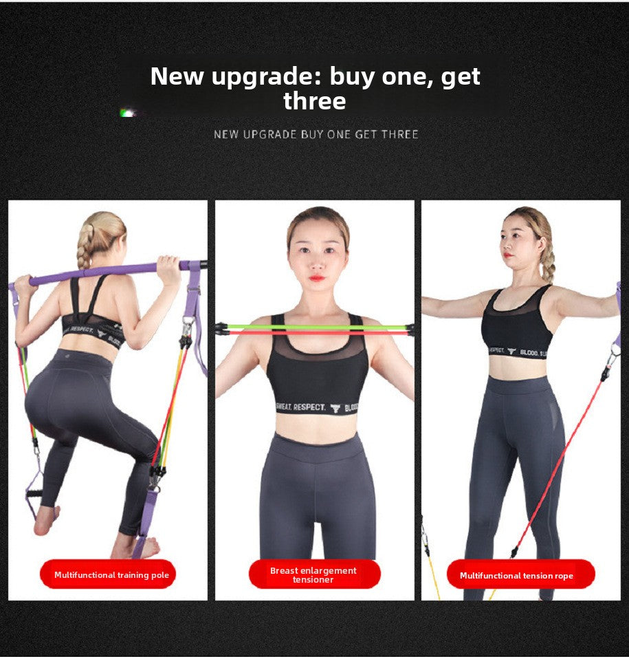 Multifunctional Pilates Stick Strength Training