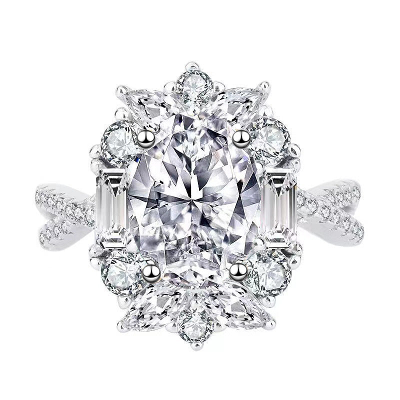 Moissanite Zircon Ring