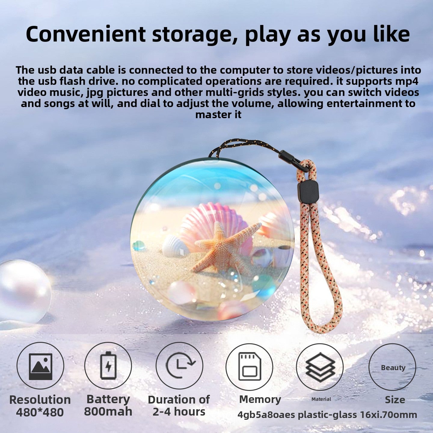 Electronic Ball, Birthday Gift, Graduation Gift & Souvenirs with Video