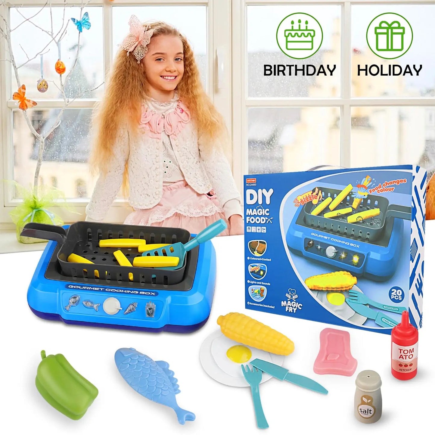 KITCHEN COOKING TOY SET