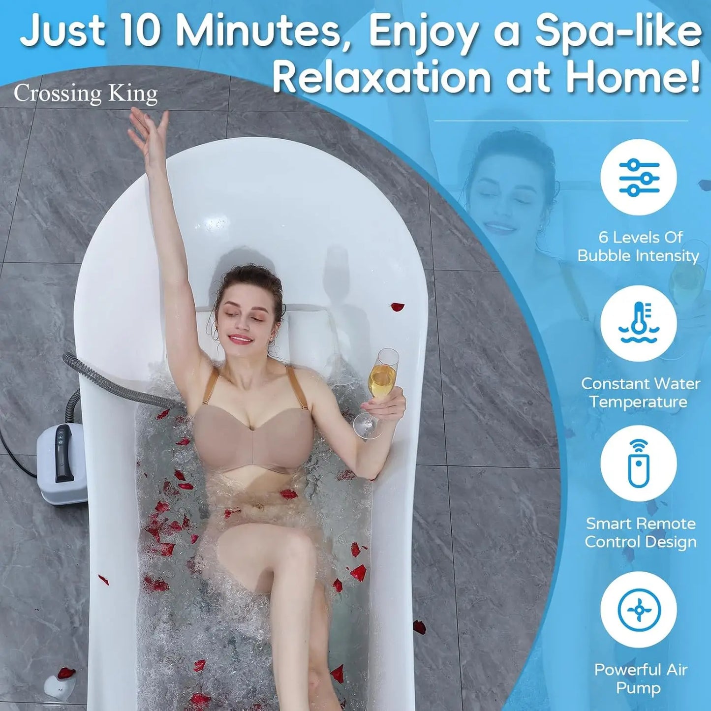 BATH ELECTRIC BUBBLE MAT