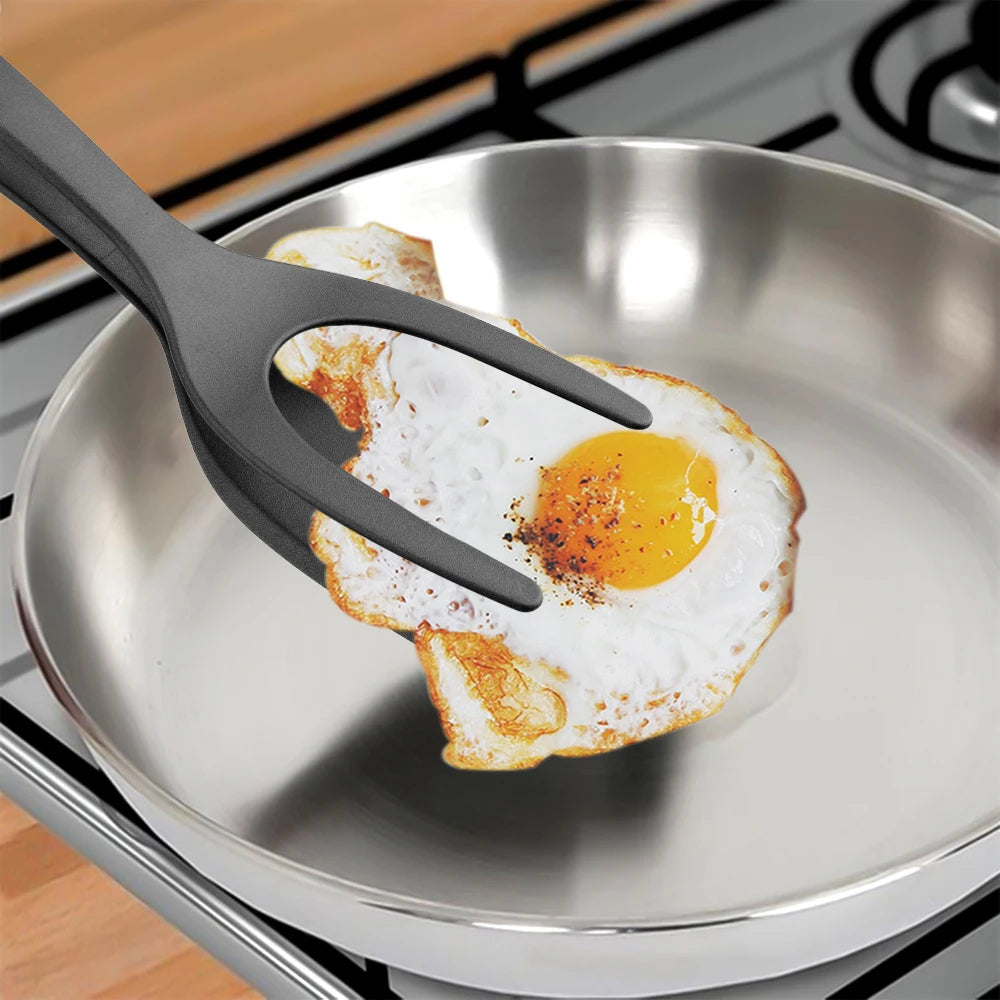 2 In 1 SPATULA TONGS FOR EGGS