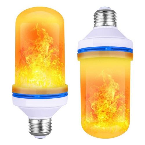2x LED FLAME EFFECT LIGHT BULB