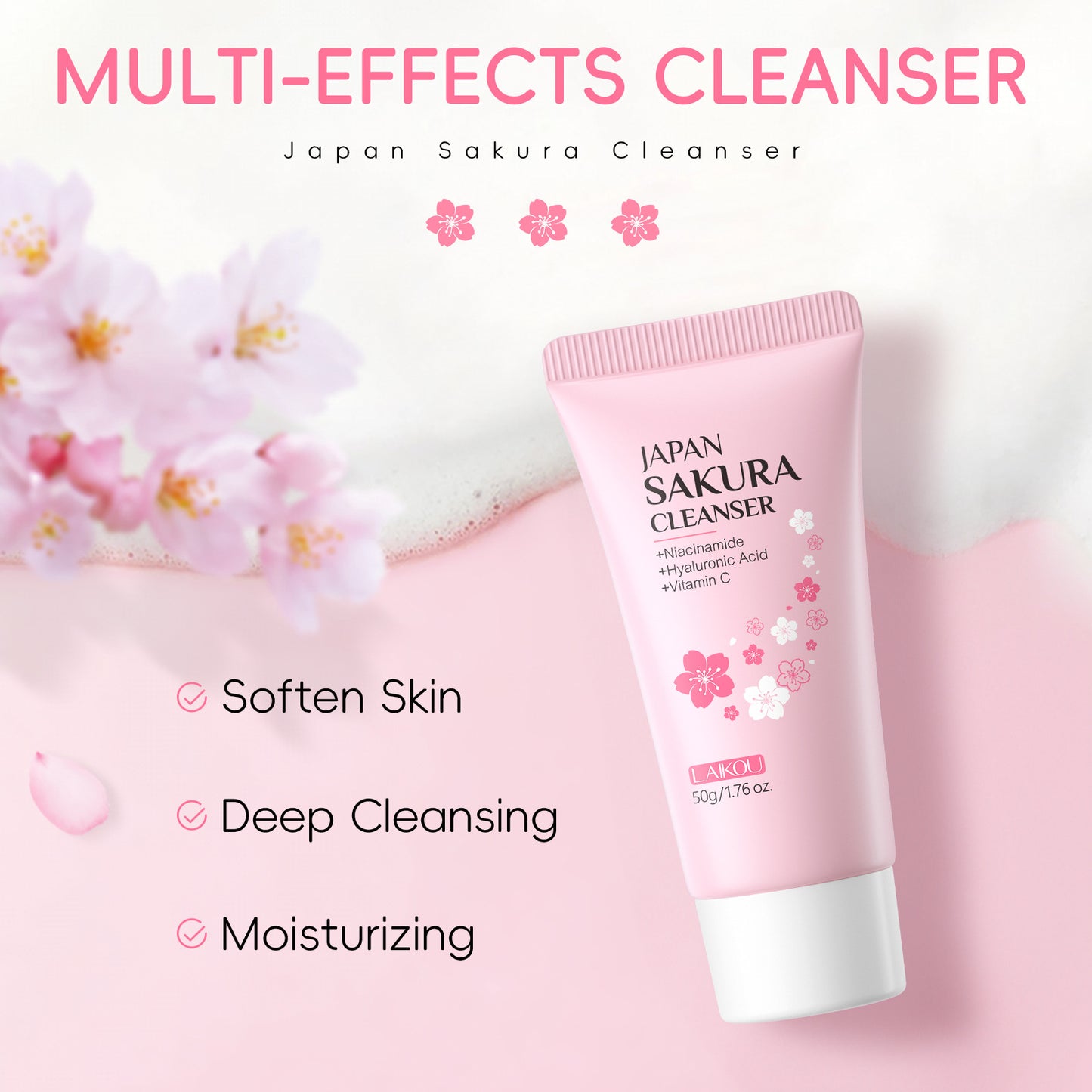 Sakura Hydrating Facial Cleanser