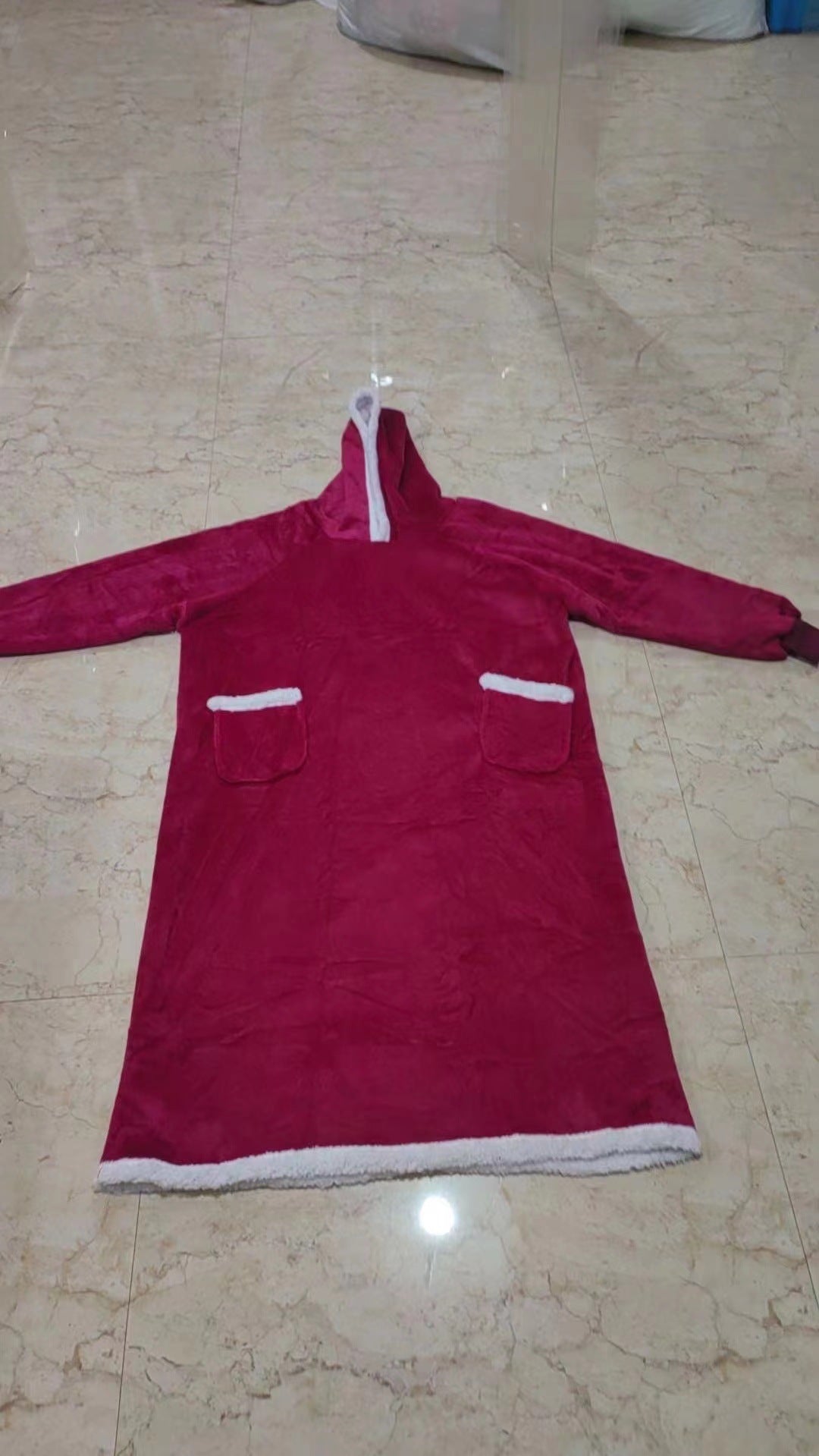 Fleece Hoodie Blanket - Very Warm