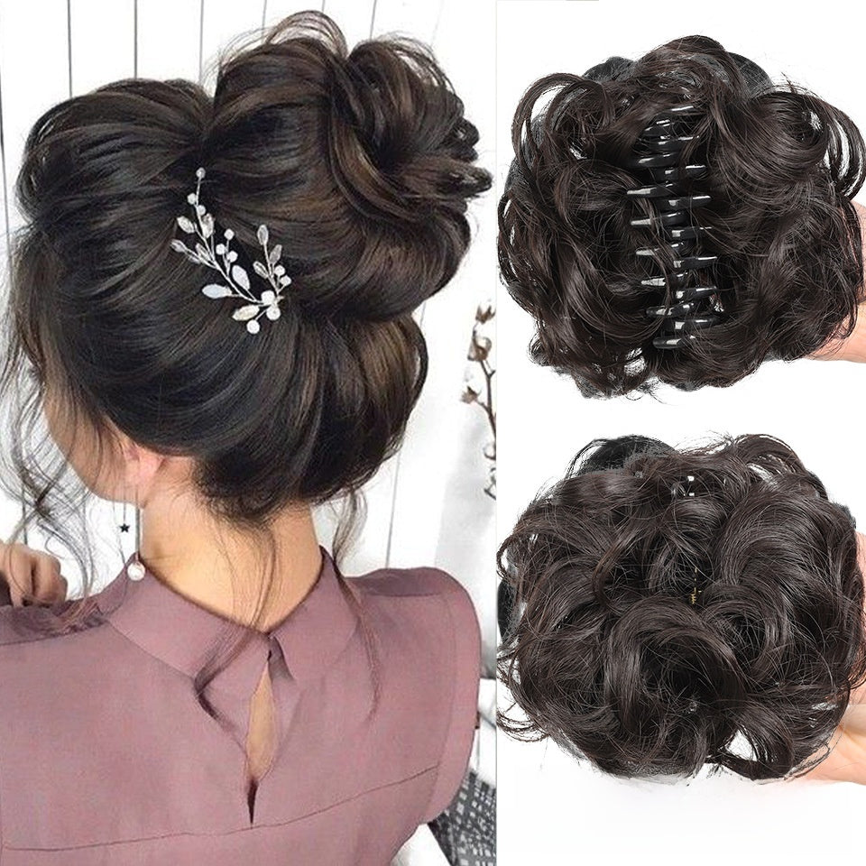 Synthetic Hair Clip Bun