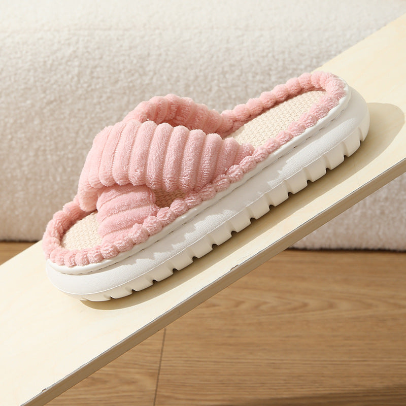 Plush Cotton Slippers