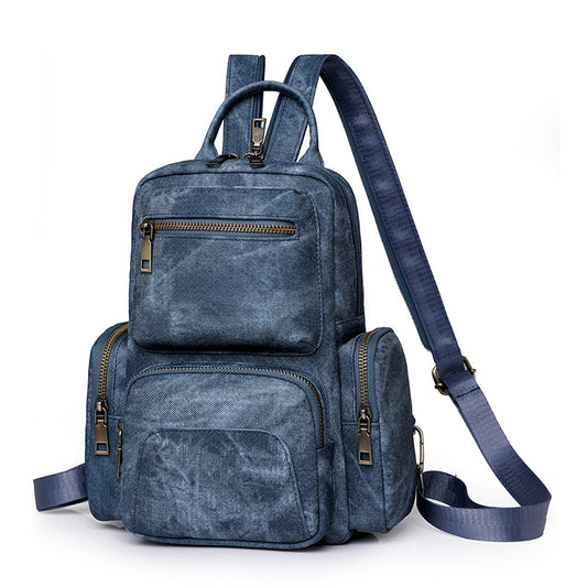 Retro PU Small Backpack