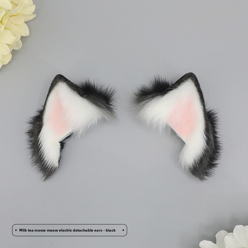 Rechargeable Motorized Cat Ear Headband & a Tail