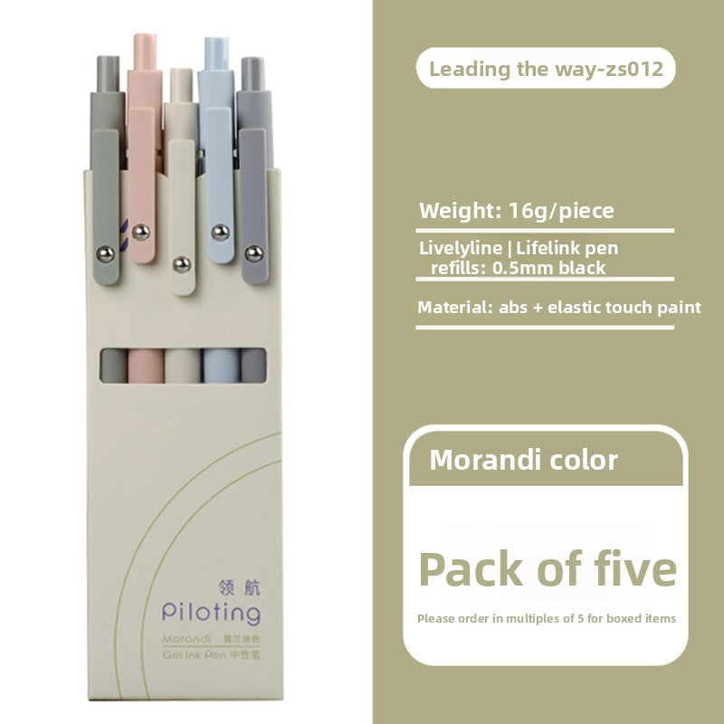 Morandi Vintage Press Gel Pen 0.5mm Low Center of Gravity