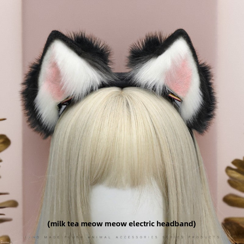 Rechargeable Motorized Cat Ear Headband & a Tail