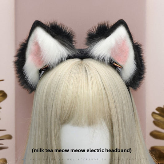 Rechargeable Motorized Cat Ear Headband & a Tail